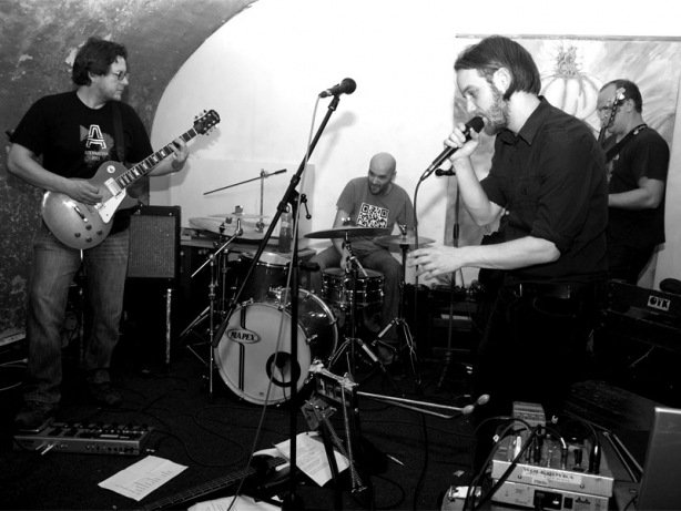 Postižená oblast. Homér\'s Memorial, 10.-11. ledna 2014, klub Boro, Brno. Foto © Arnošt Zukal