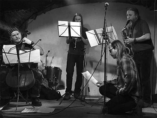 Ťovajz&spol. Zpracování  básní Zbyňka Havlíčka - Pekingský hematom. Homér’s Memorial 2015. Foto Zdeněk Vykydal.